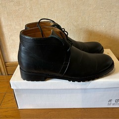 「新品_足長効果」ヒールアップブーツ新品の画像
