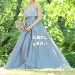 【募集中】ドレセル カラードレス グレー NO.3177 ドレスバッグ付 ウェディングの画像