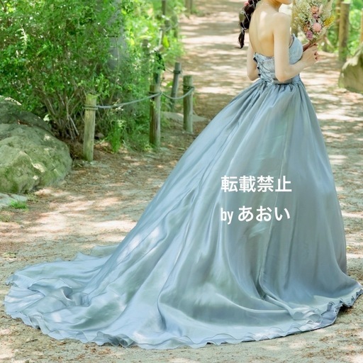 【募集中】ドレセル カラードレス グレー NO.3177 ドレスバッグ付 ウェディング