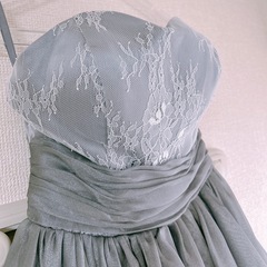【募集中】ドレセル カラードレス グレー NO.3177 ドレスバッグ付 ウェディングの画像