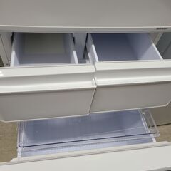 J9681　SHARP　シャープ　５ドア冷蔵庫　SJ-X417J-W　2023年製 クリーニング済み　【リユースのサカイ柏店】参考価格148,000円の画像