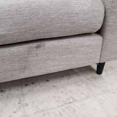 【値下げしました！】J9683　NITORI　ニトリ　3人掛けカウチソファ　クリーニング済み【リユースのサカイ柏店】の画像