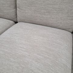 【値下げしました！】J9683　NITORI　ニトリ　3人掛けカウチソファ　クリーニング済み【リユースのサカイ柏店】の画像