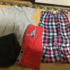 110㌢子供夏服4枚セット、必要な方にお譲りします。
