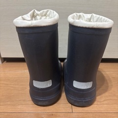 無印良品　レインブーツ15-16cm ネイビーの画像