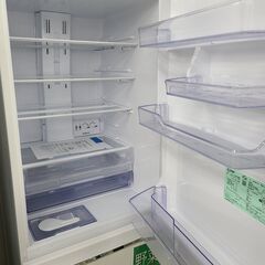 J9684　MITSUBISHI　ミツビシ　３ドア冷蔵庫　MR-CX37F-W　2021年製 クリーニング済み　【リユースのサカイ柏店】参考価格187,000円の画像