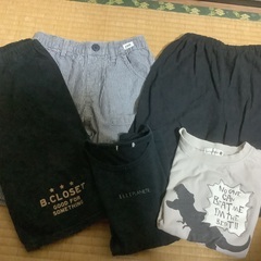 120㌢子供夏服5枚セット、必要な方にお譲りします。