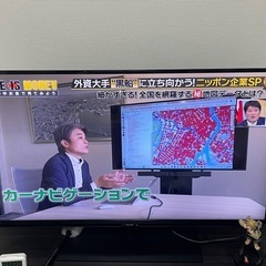 シャープ 43V型 4K液晶テレビ AQUOS 4T-C43DL1 動画アプリ○