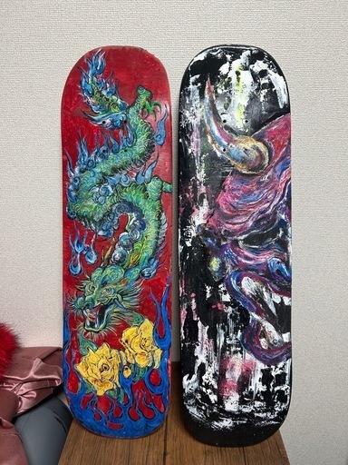 スケボーアート　2枚セット