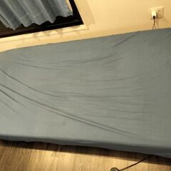 【シングル：幅95x奥行195】マットレス付きベッド【分解可能】の画像