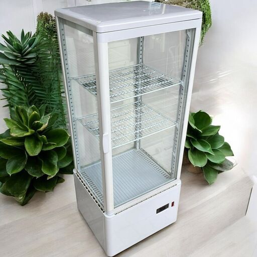 【決まりました】【⭐️全額返金保証⭐️】★城島 4面ガラス冷蔵ショーケース HJR-FG100SWT