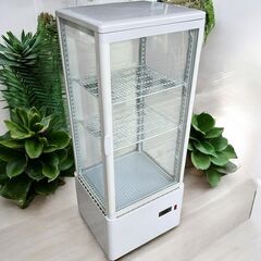 【⭐️全額返金保証⭐️】★城島 4面ガラス冷蔵ショーケース HJR-FG100SWT