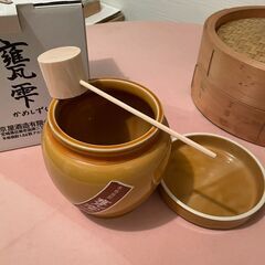 ☆☆　陶器のかめ　直径16.5㎝x高さ16ｃｍ　容量1.8L☆☆...