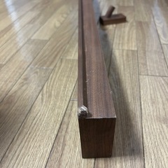 無印良品　　壁に掛けれるシリーズ　ウォールナット材の画像