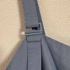KBF バックフリルキャミワンピース コットン ブルーの画像