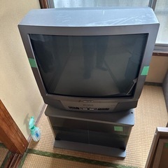 ブラウン管テレビ・テレビ台