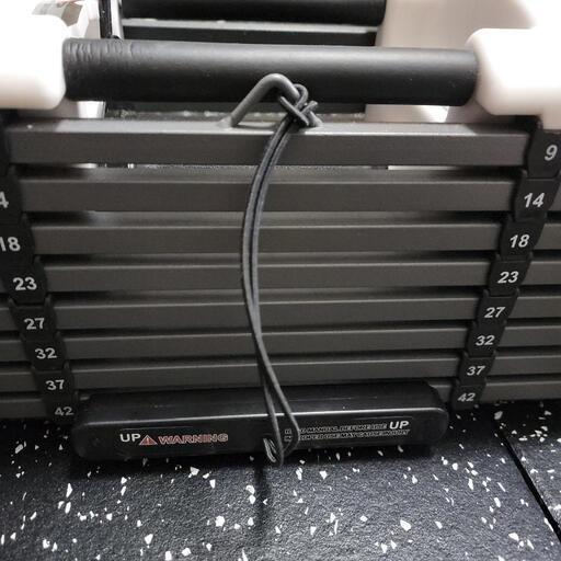 中古 パワーブロック ダンベル 可変式 42kg 2個セット 24段階調節 パワーブロック ダンベル 可変式 42kg 2個セット 24段階調節