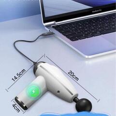 【新品】筋膜リリースガン ハンディガン 小型 Type-C急速充電 静音 超軽量の画像