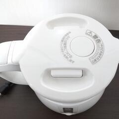 【美品】2022年製 タイガー 電気ケトル わく子  ホワイト  0.6リットルの画像