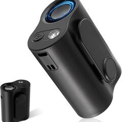 【新品】腰掛け扇風機 携帯扇風機 ベルトファン 首掛け 小型 超...