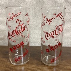 昭和レトロ Coca-Cola クリアグラス 