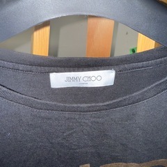 【1105】JIMMY CHOO ゴールドロゴ Tシャツ XSの画像