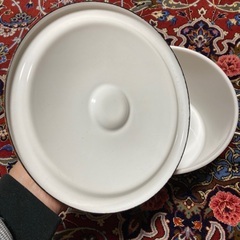 新品未使用　エレッセ　新生活　両手鍋　かわいいの画像