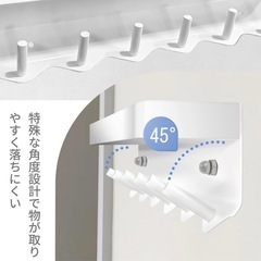 【新品未使用】キーフック 壁掛けフック キーハンガ 6連 の画像