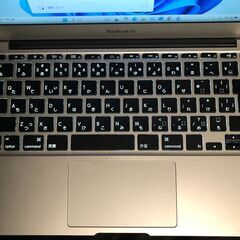 「MacBook Air 11インチ Early 2015　MJVM2J/A」小型軽量薄型モバイルノートPC / Core i5搭載 / メモリー4GB / SSD-128GB / Webカメラ / Bluetooth / 無線LAN / MacOS(Monterey)&Office2019とWindows11(23H2版)＆OfficeProPlus選択起動可能の画像