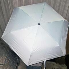 UVカット 6本骨日傘 遮光 遮熱 晴雨兼用傘 折りたたみ傘 コンパクト 水色の画像