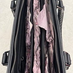 新品TIDING ビジネスバッグ 編み込みレザー黒の画像