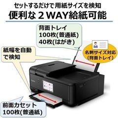 キヤノン Canon プリンター A4インクジェット複合機 TR8630A 2022年モデル テレワーク向け FAX/ADF搭載 Wi-Fi対応 普通の画像