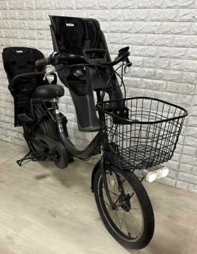 ?美品?室内保管?ブリヂストン ビッケ2 電動自転車 大容量8.7Ah 子供乗せ  ?新基準?v105