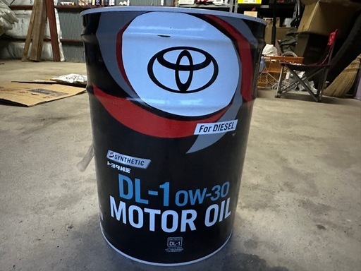 【中古トヨタディーゼルオイル0w-30 DL1