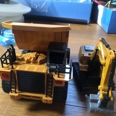 （売れました）ダンプカー　ショベルカー　ラジコンの画像