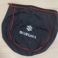 ヴィンテージ SUZUKI フルフェイス ヘルメット 族 旧車 傷補修跡ありの画像