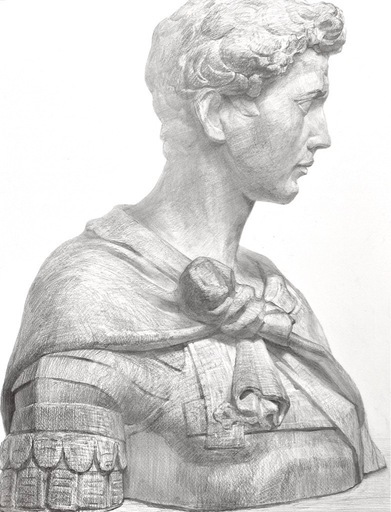 予備校講師が描くデッサン　東京藝術大学入試対策　貴重な2列目　鉛筆の使い分けがよく分かる