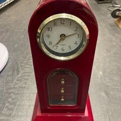 ☆中古￥1,500！置き時計　家具　インテリア　幅16㎝ｘ奥行1...