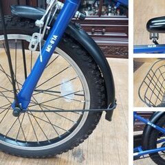 F4　美品　子供用　自転車 補助輪付き　18インチの画像