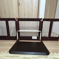 おくだけとおせんぼ　ブラウンドット　Lサイズ　ベビーゲート
