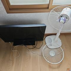 ジャンクテレビとジャンク扇風機