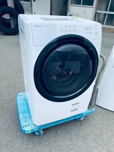 ④✅SHARPドラム式電気洗濯乾燥機✅ ✅ES-S7H-WL✅
