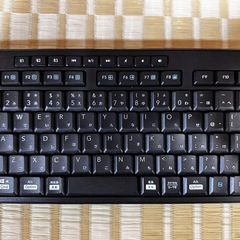 【引取のみ】エレコムキーボード（TK-FBM118SK：ブラック）
