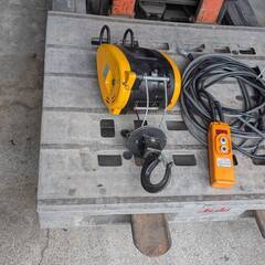B078／動作品【RYOBI リョービ 小型ウィンチ WI-125 最大巻上重量：130ｋｇ計1点】電動ウィンチ/電動工具の画像