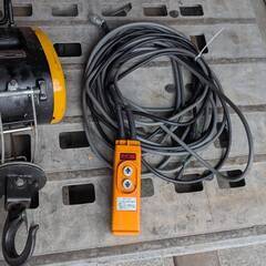 B078／動作品【RYOBI リョービ 小型ウィンチ WI-125 最大巻上重量：130ｋｇ計1点】電動ウィンチ/電動工具の画像