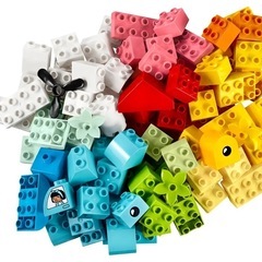 LEGO デュプロ　2商品まとめ売り　基礎板付き　コンテナ入りの画像