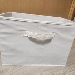 2つセット カラーボックス用布製収納ケース 白