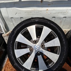 スズキ　ワゴンR 純正ホイールタイヤセット　4本　タイヤサイズ165/55R14の画像