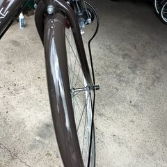 売約済みです🙇【札幌市内配達無料】ほぼ新品！美品中古車　BAA車  SAIMOTO社製　SOURIRE　27インチ　鍵新品　切替無し　手元レバー式LEDライトの画像