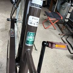 売約済みです🙇【札幌市内配達無料】ほぼ新品！美品中古車　BAA車  SAIMOTO社製　SOURIRE　27インチ　鍵新品　切替無し　手元レバー式LEDライトの画像